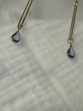 Load image into Gallery viewer, Brassy Gem Earrings