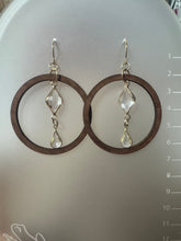 Load image into Gallery viewer, Wood Diamonds Earrings