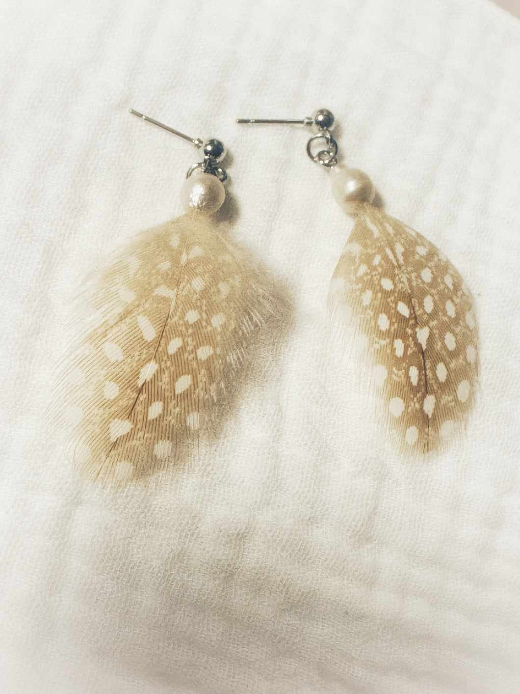 Peachy Pearl Earrings