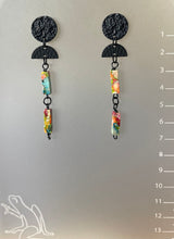 Load image into Gallery viewer, Coloured marble earrings
