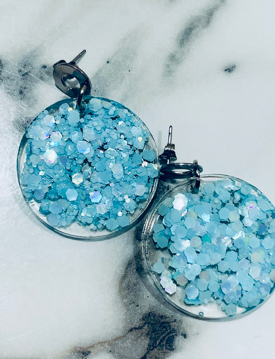 Ice Blue Earrings