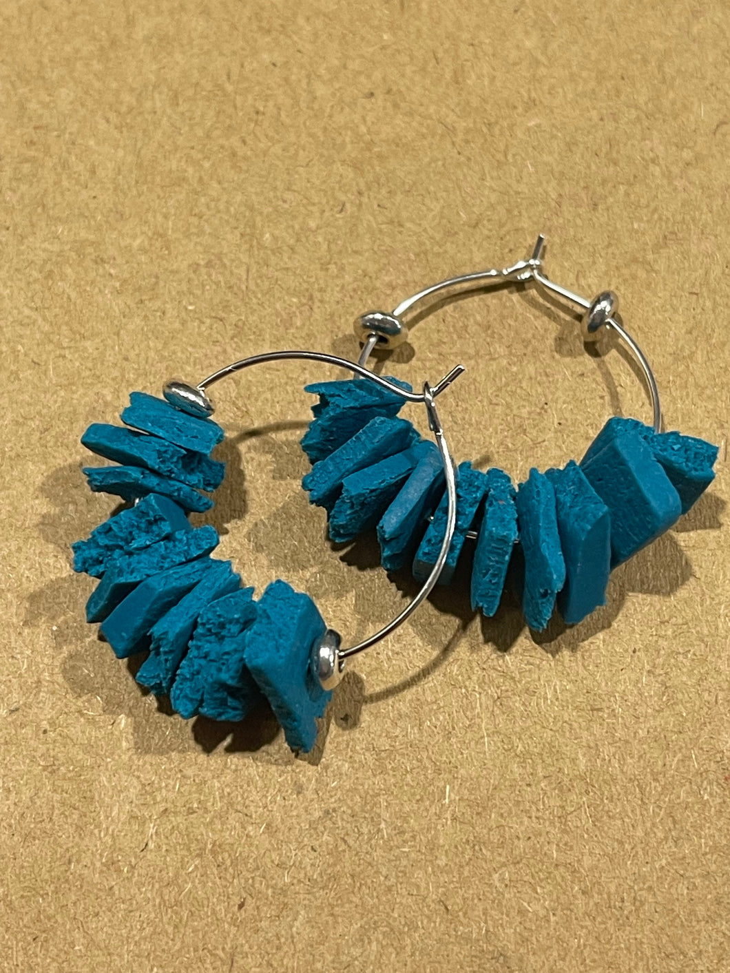 Teal hoops